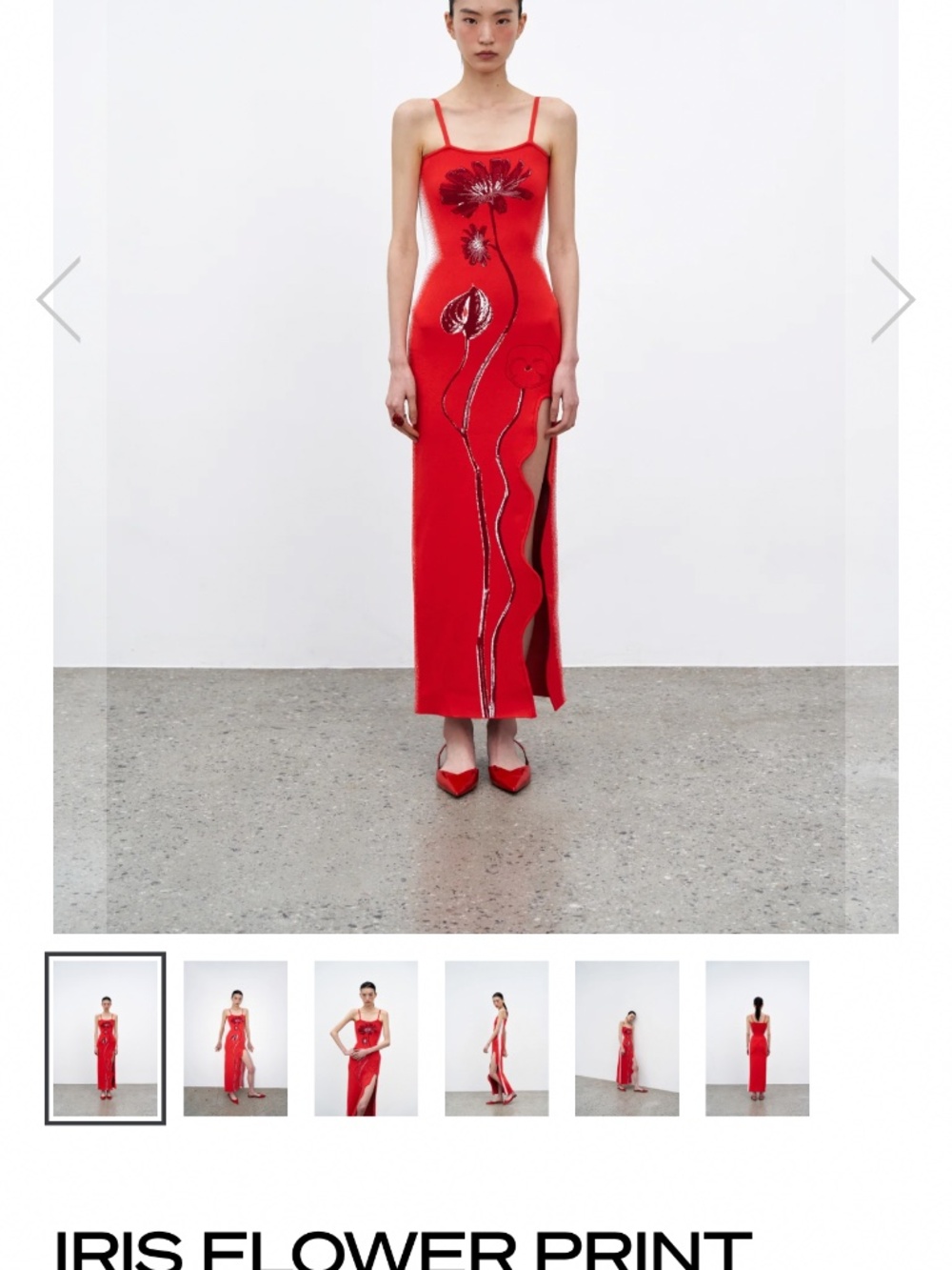 Ph5 iris flower print dress